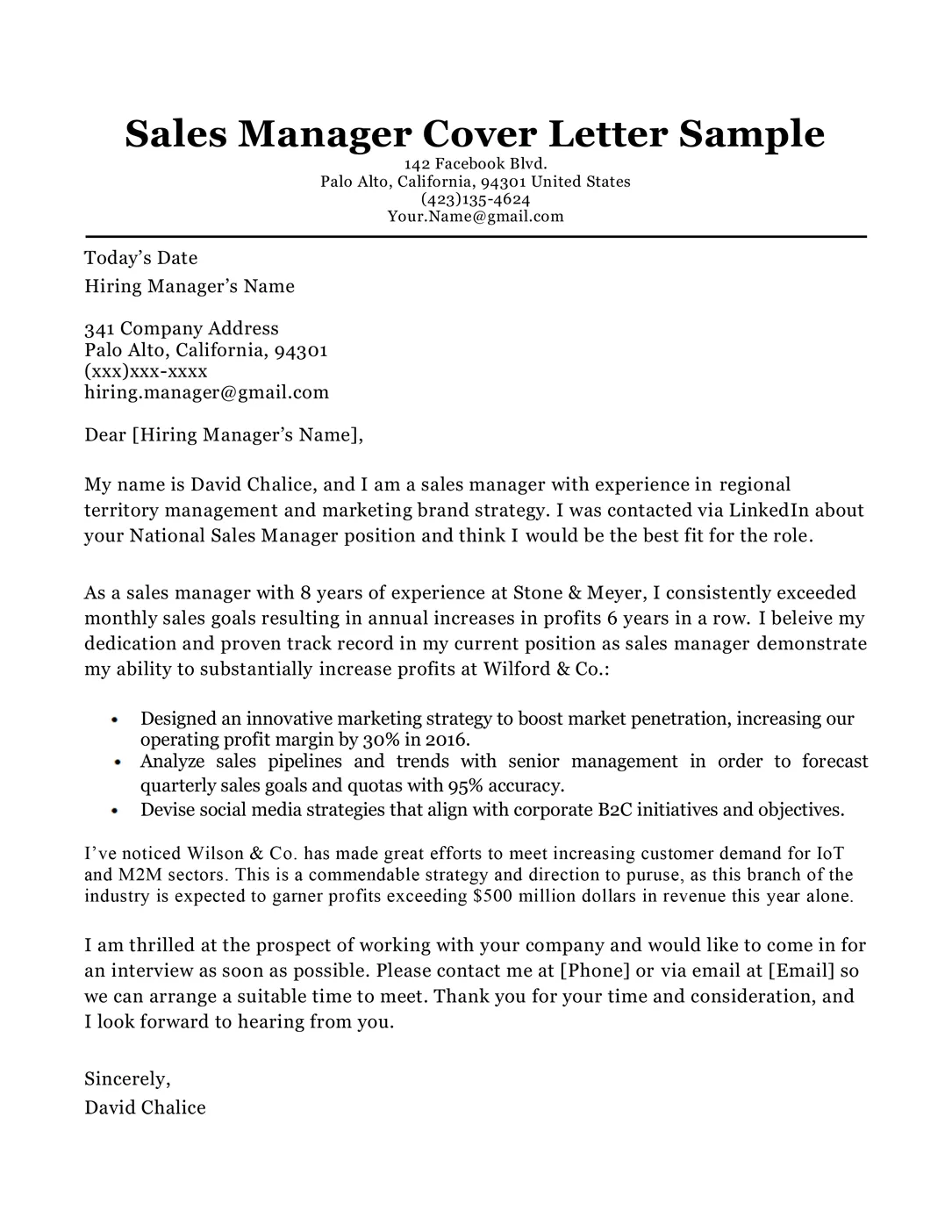 42510 sales manager cover letter header