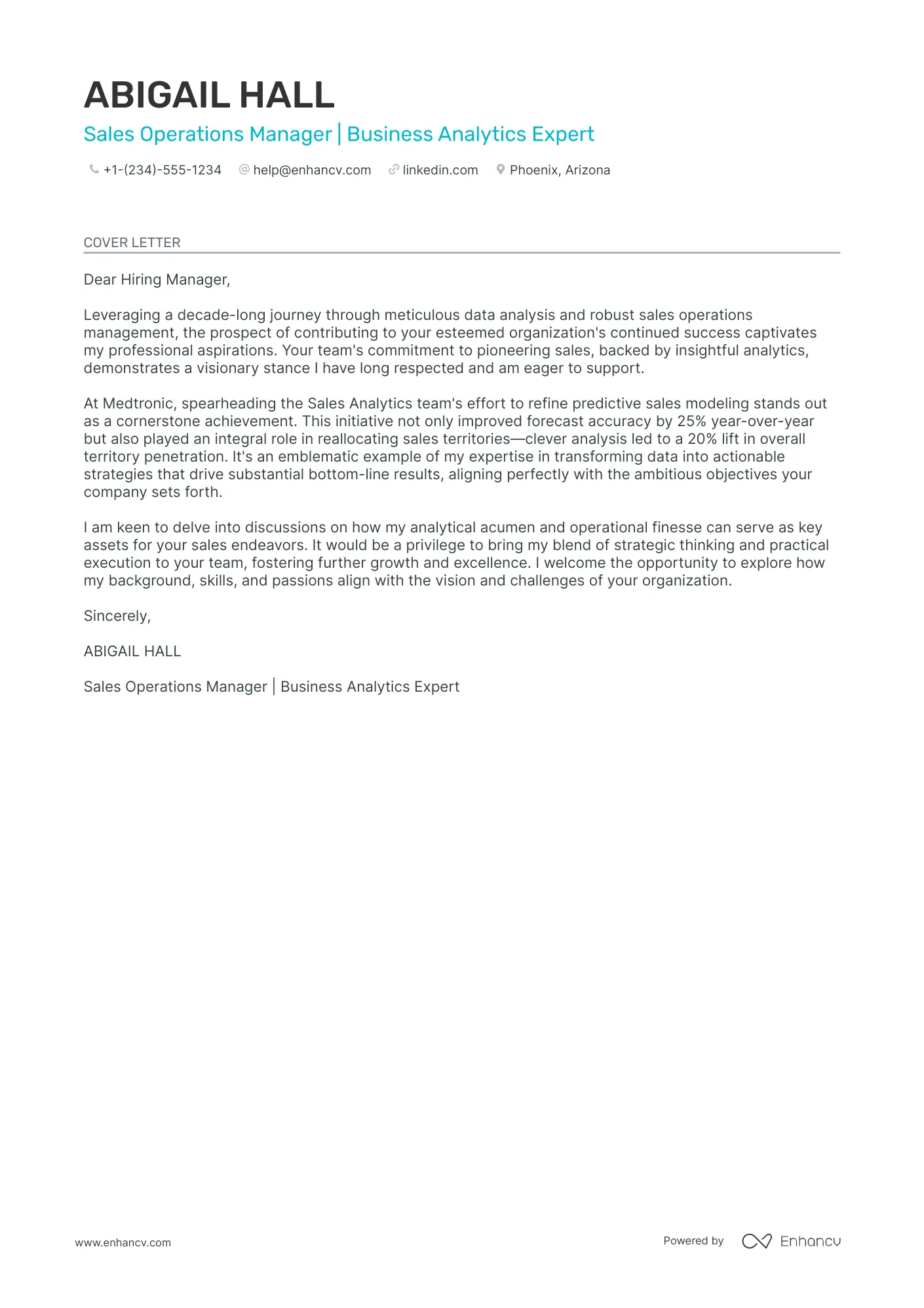 42510 sales manager cover letter skills