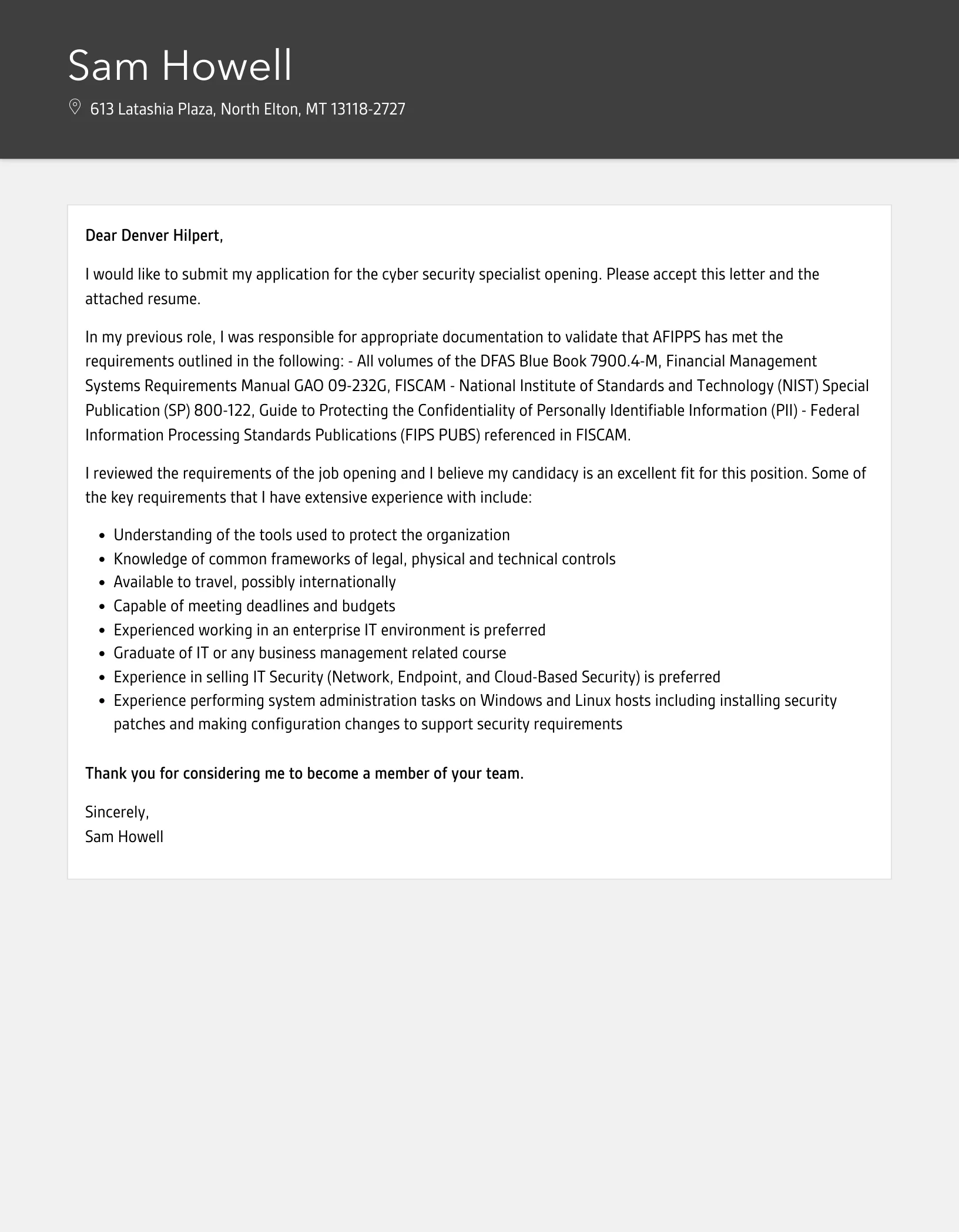 42517 it security cover letter formatting