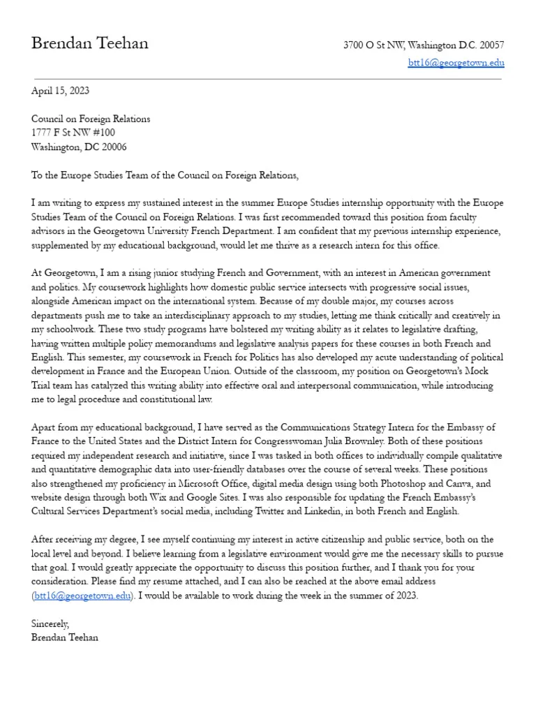 42519 european cover letter format