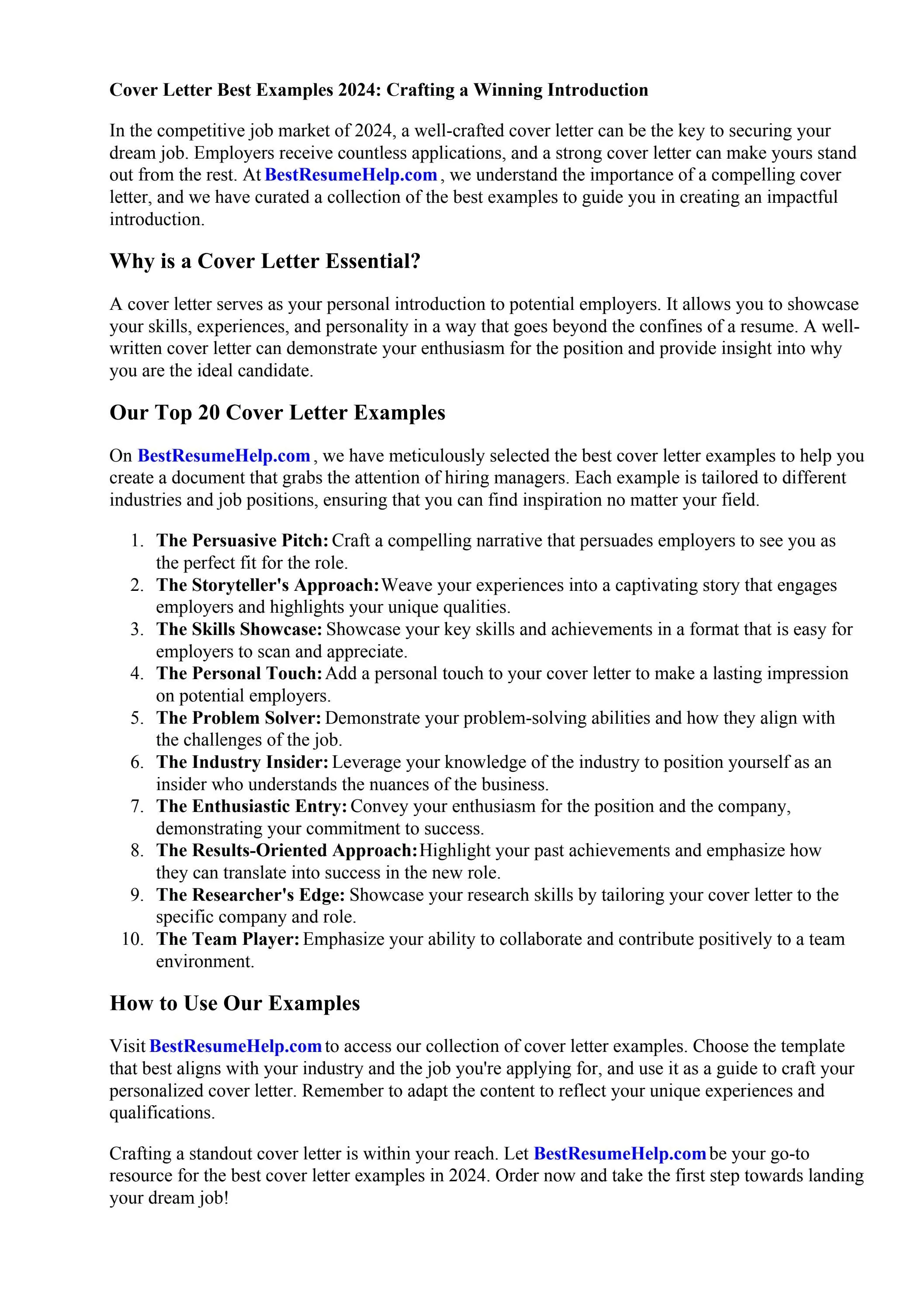 42525 value driven cover letter