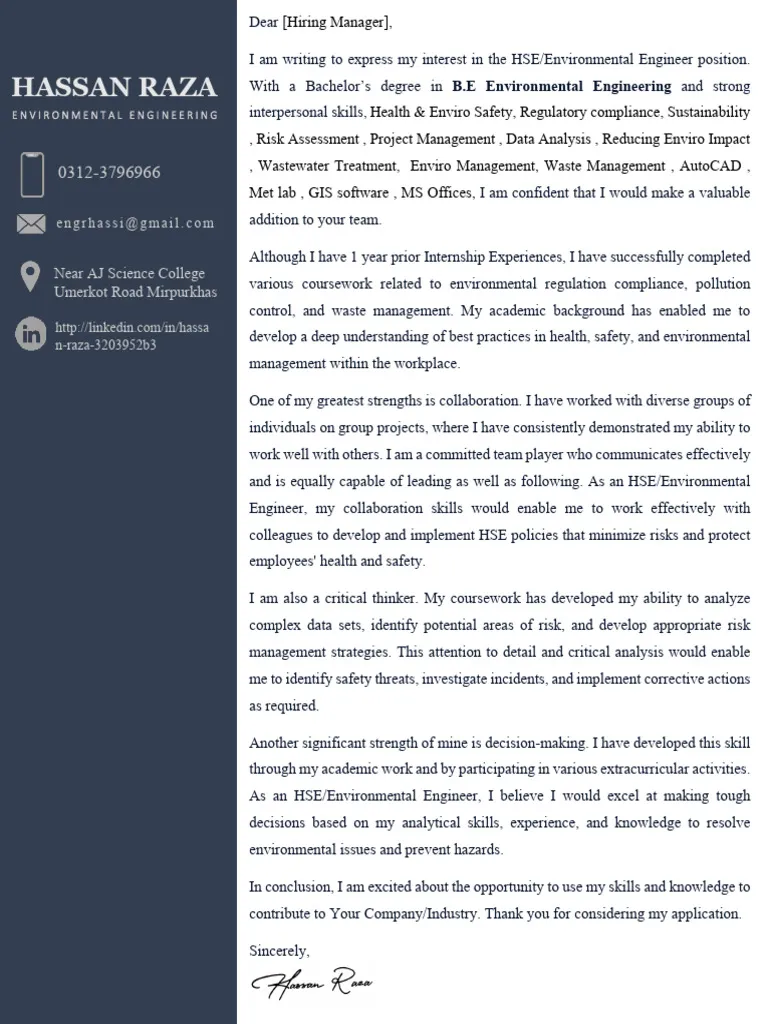 42529 engineer project experience