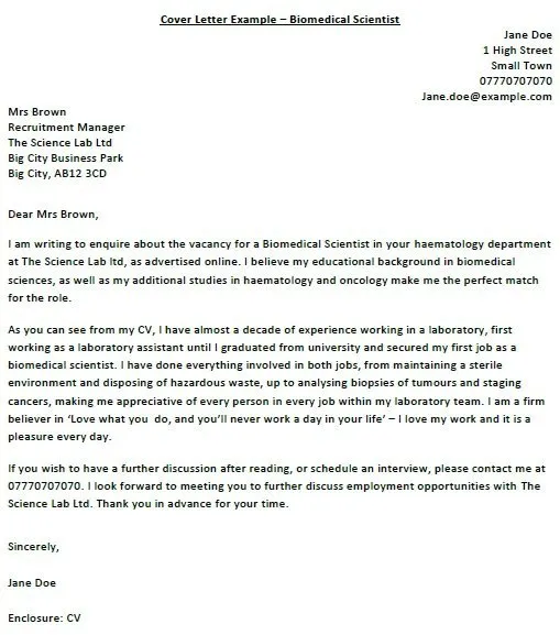 42530 cover letter sections