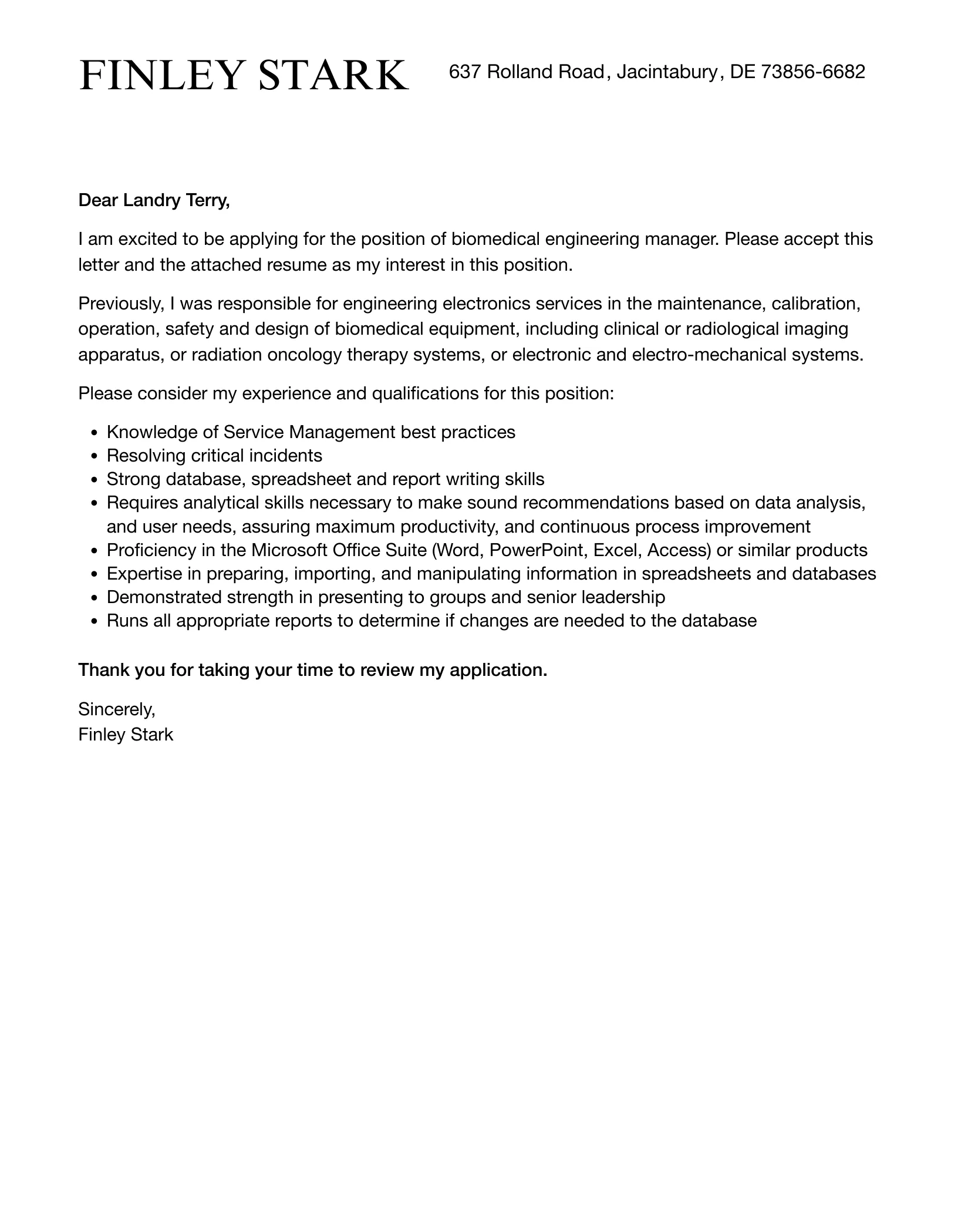 42530 tailoring cover letter