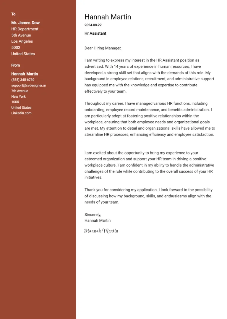 42536 hr assistant skills