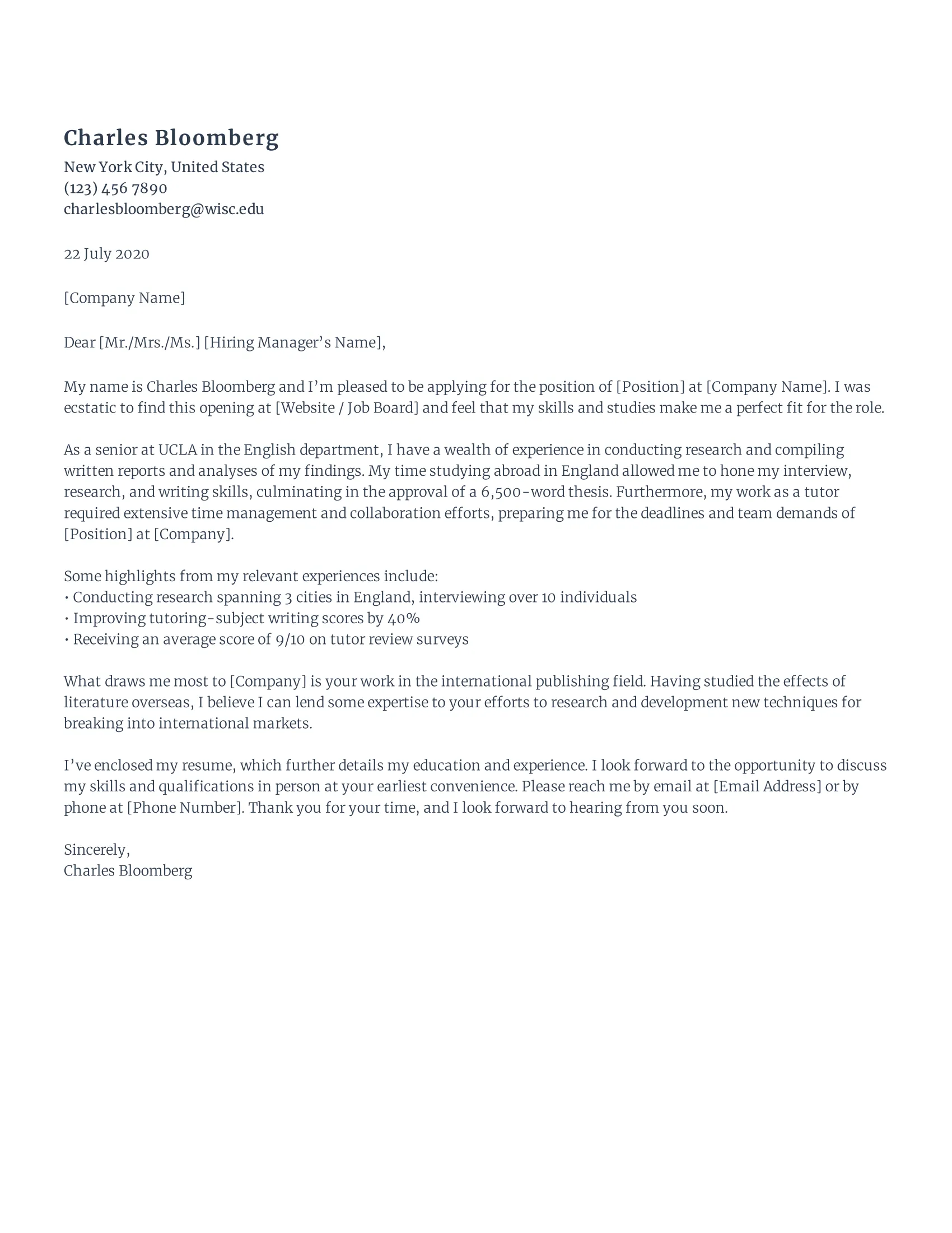 42543 tailoring cover letter
