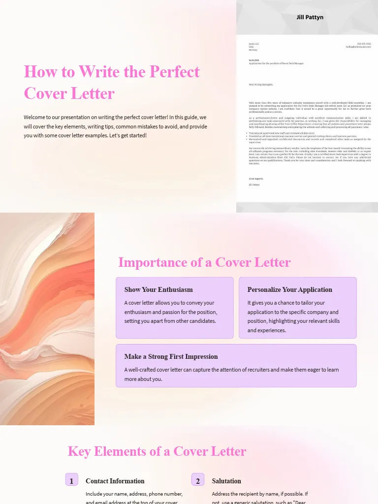 42545 cover letter personalization