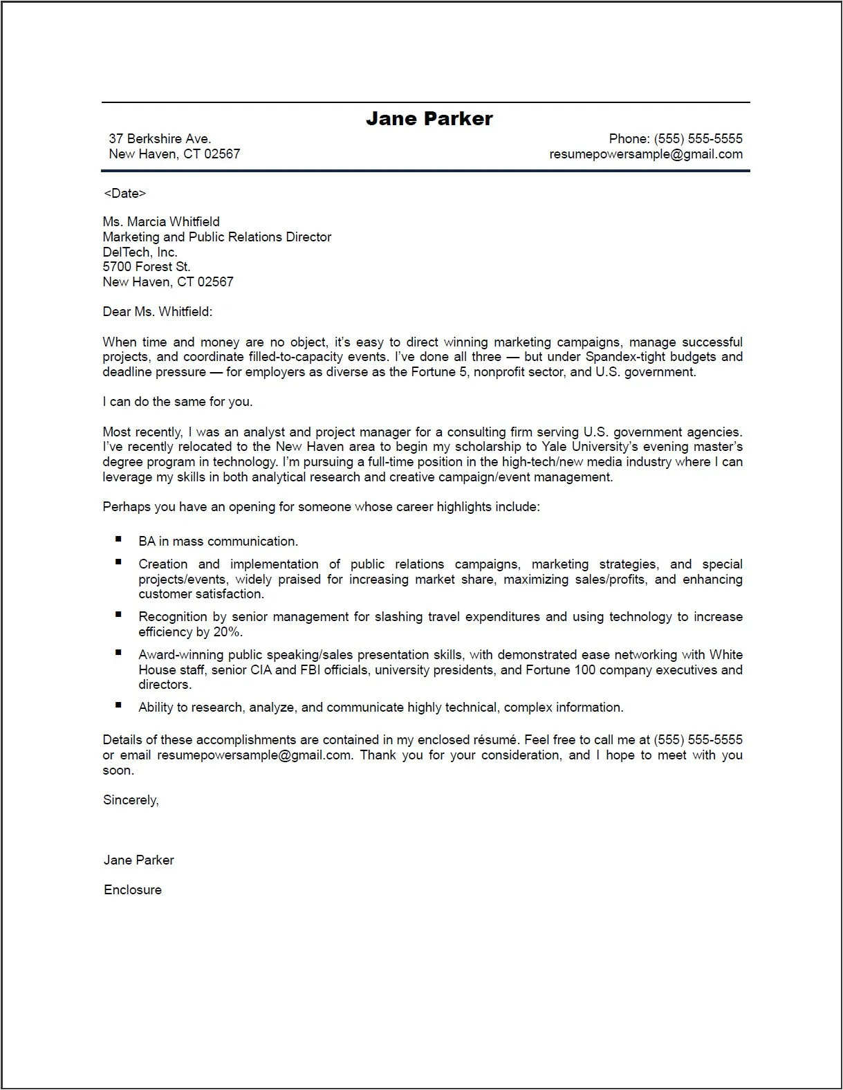 42557 professional cover letter