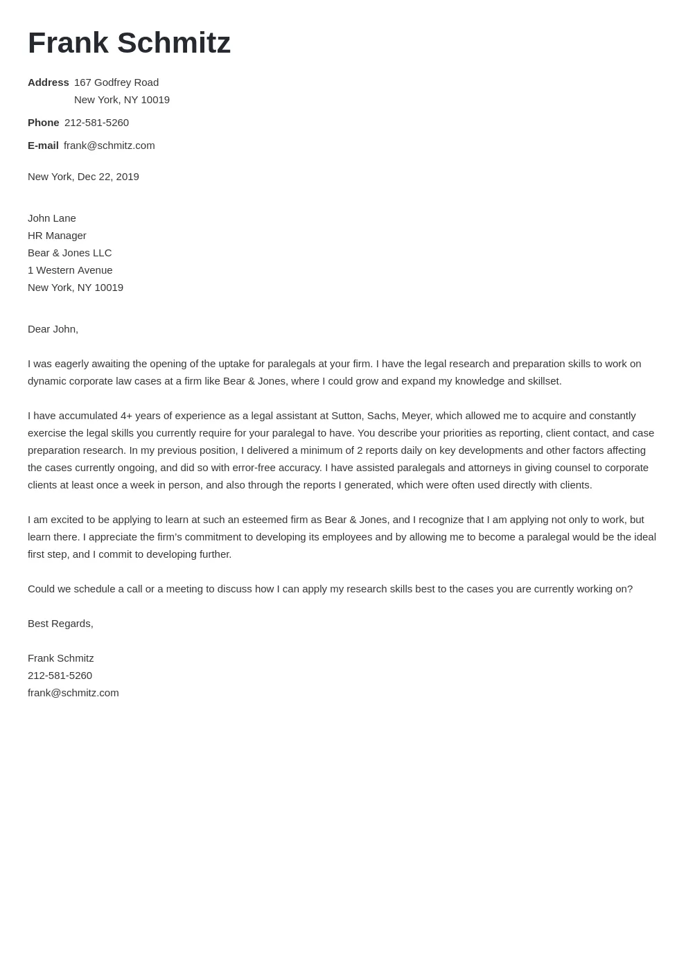 42559 law clerk sample