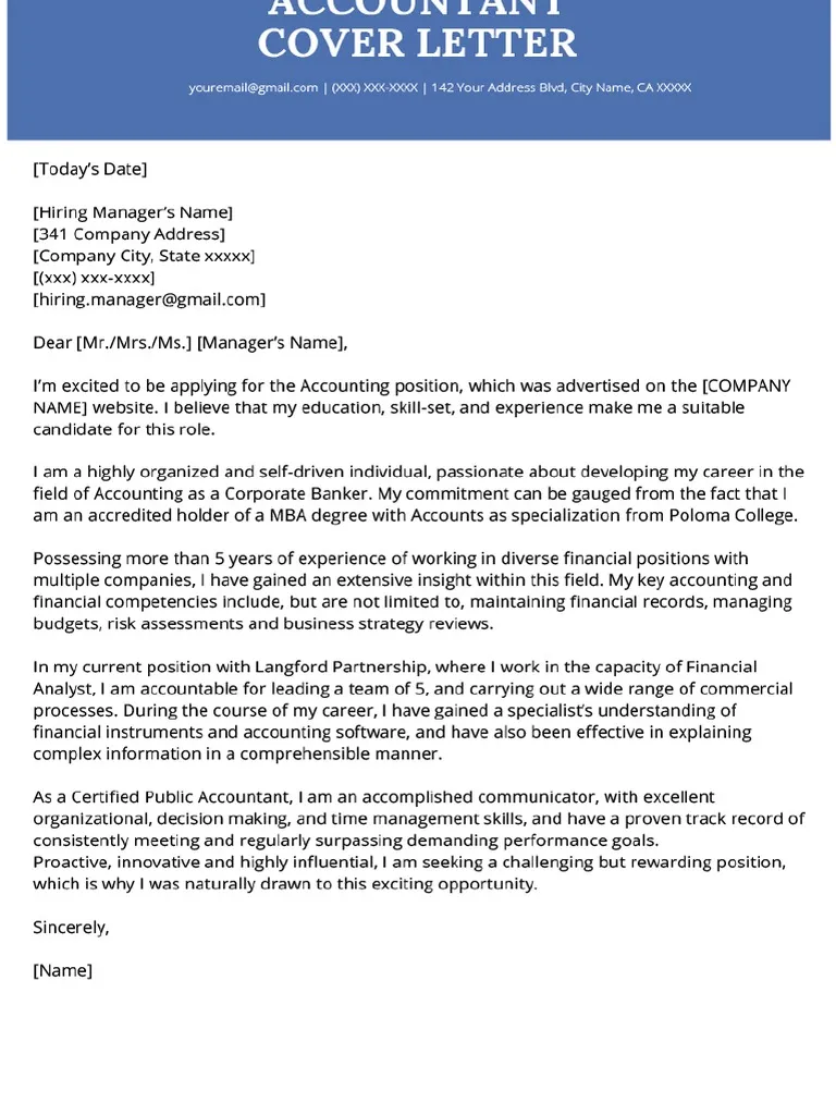 42561 accounting cover letter templates intro