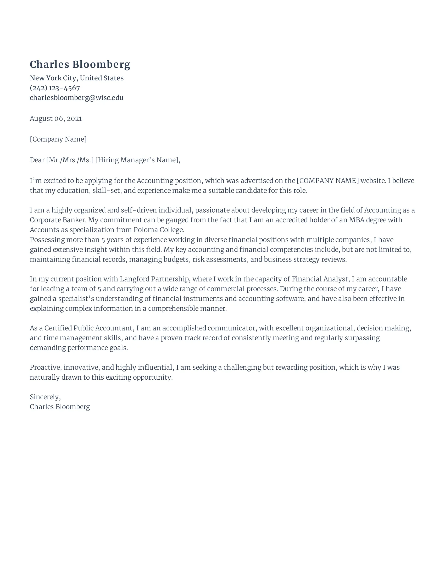 42561 cover letter importance