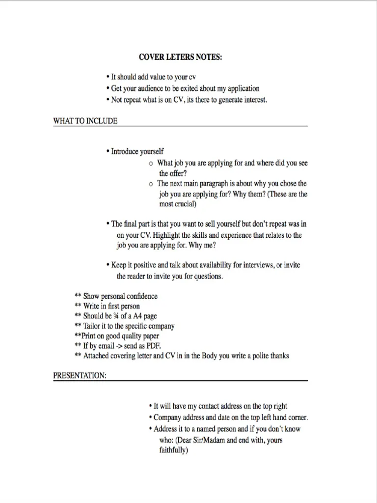 42565 cover letter writing