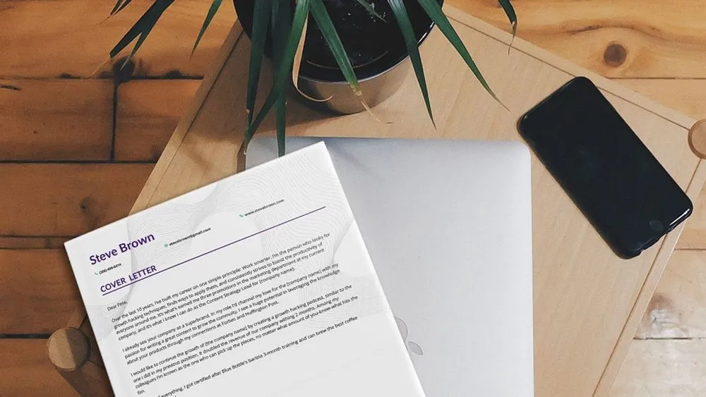 42569 formatting cover letter