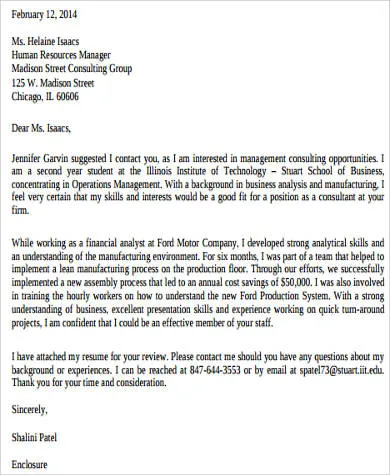 42573 cover letter tailoring firm