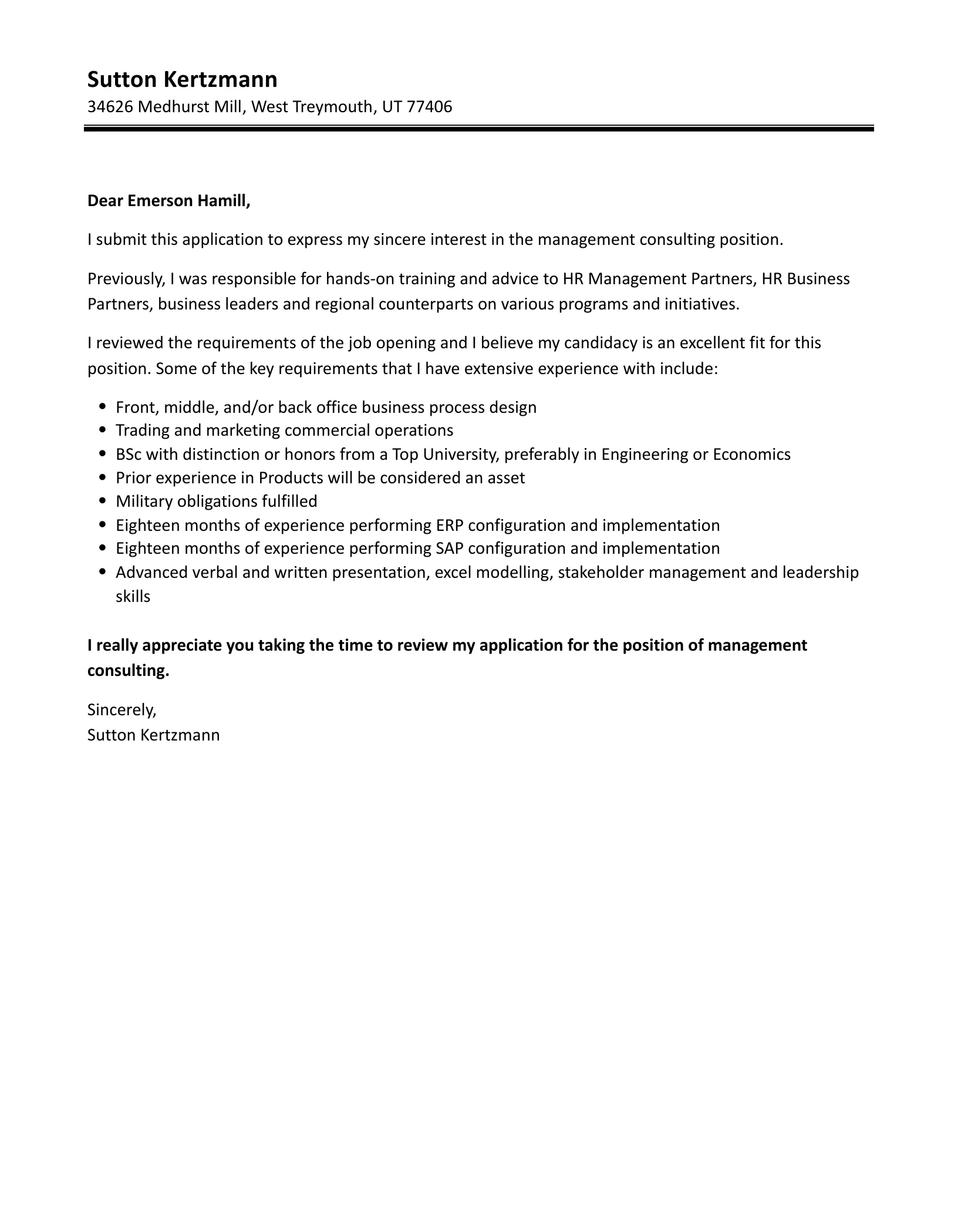 42573 quantifying achievements cover letter