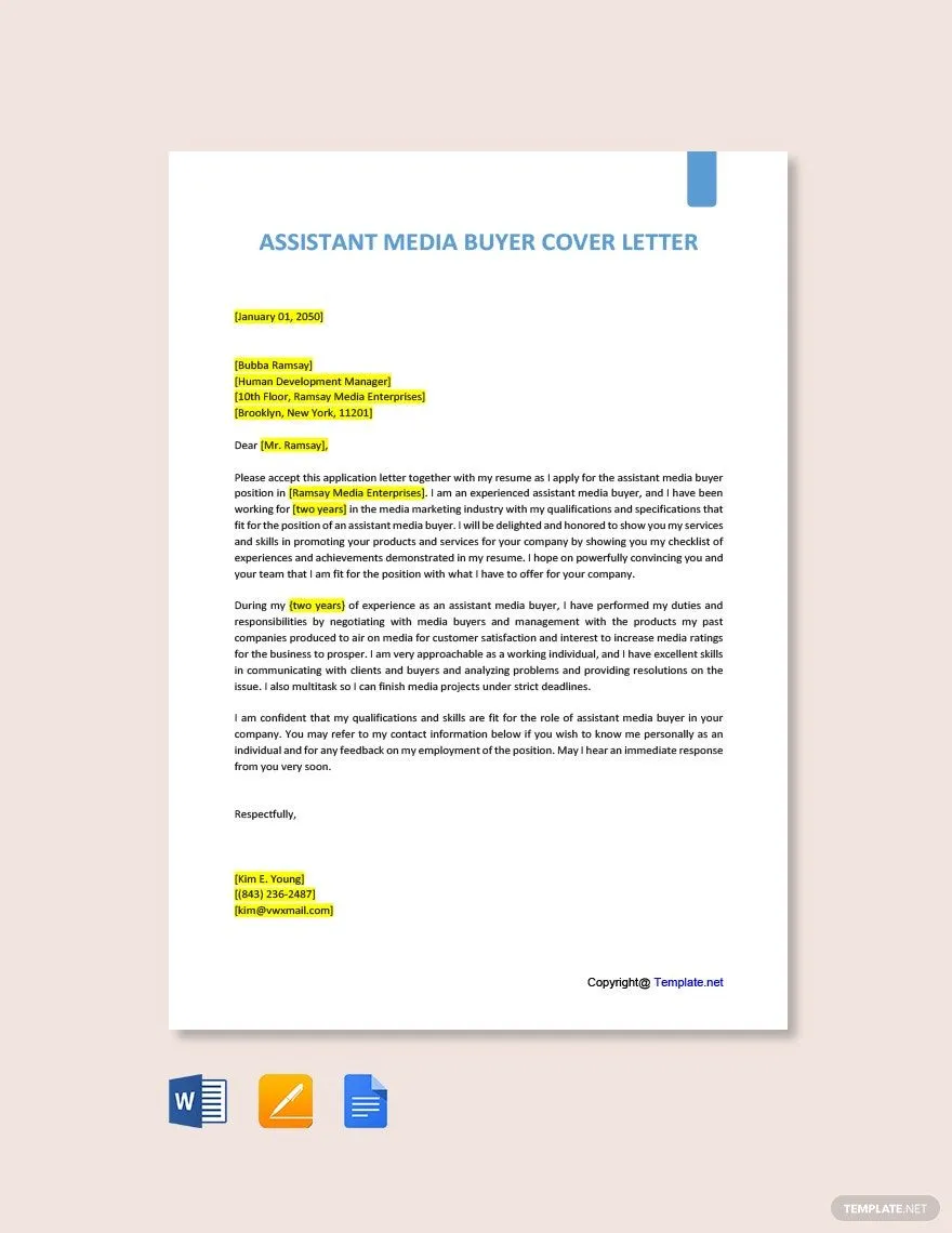 42577 cover letter buyer assistant 7