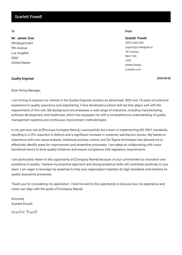 42588 cover letter formatting