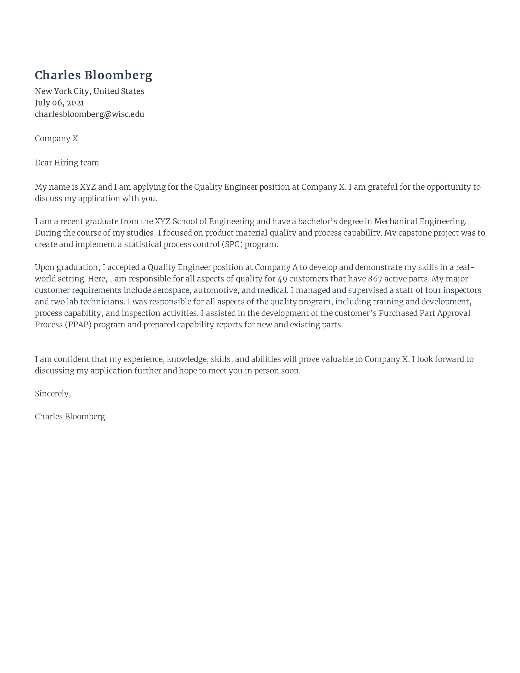 42588 quality engineer role