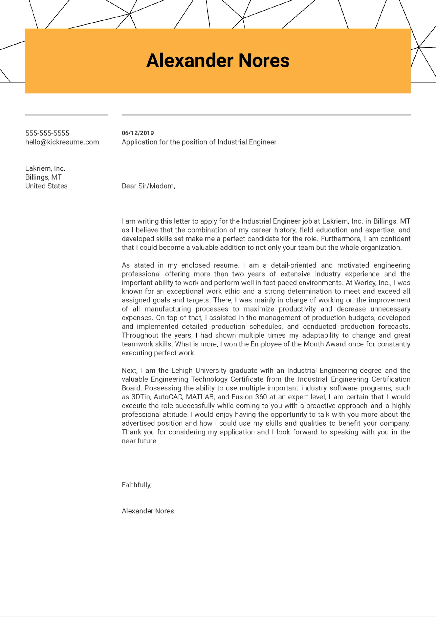 42589 industrial engineer problem solving