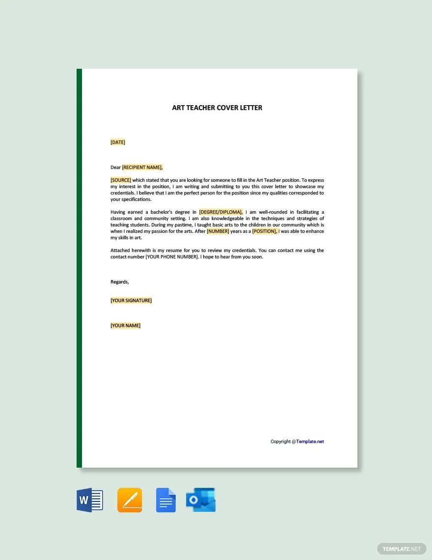 42590 art professor cover letter portfolio