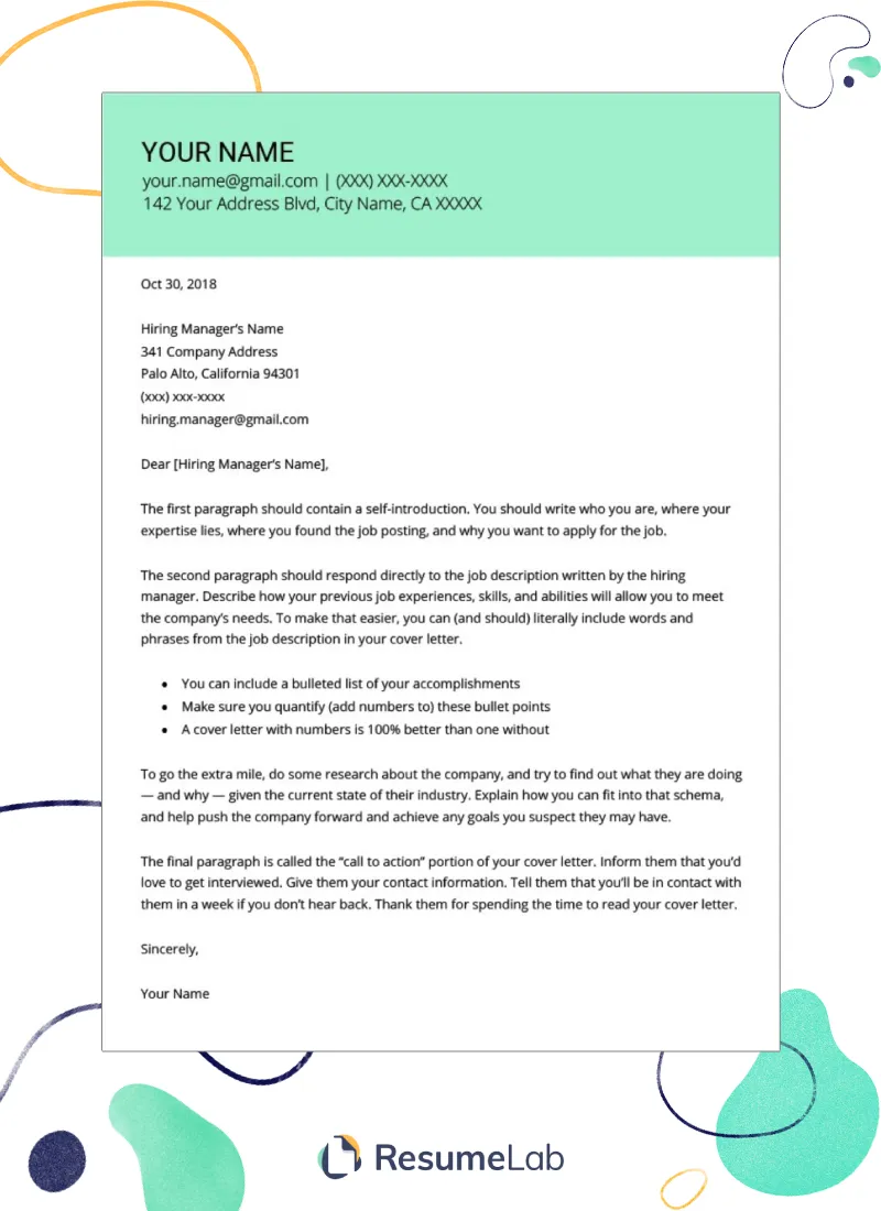 42593 modern cover letter