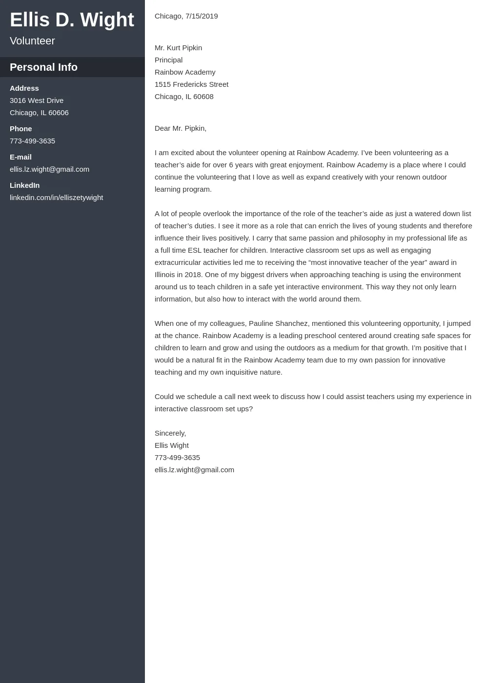 42599 volunteer skills