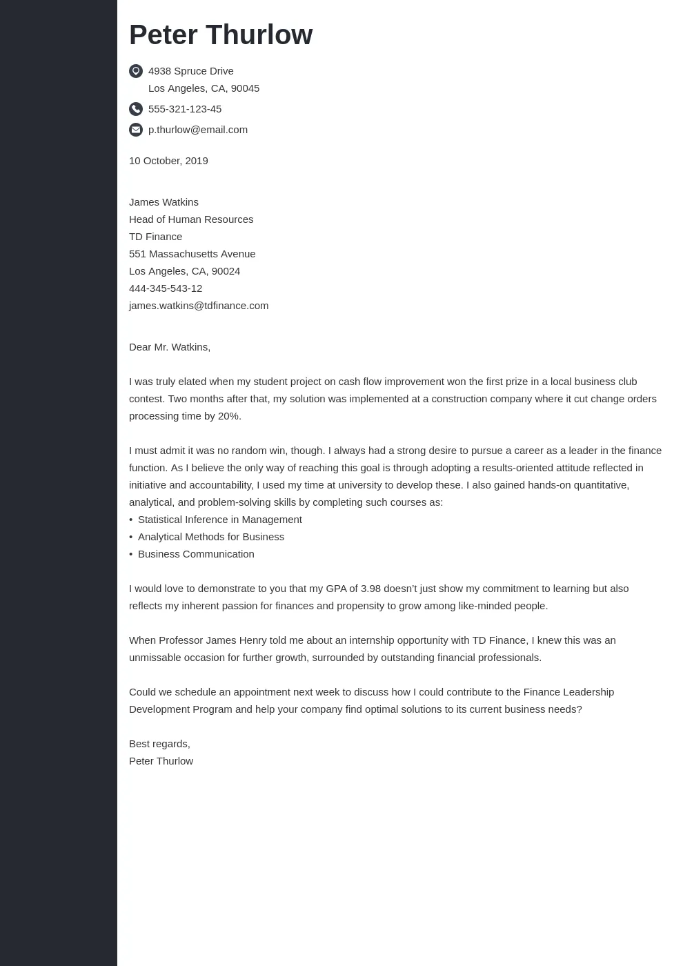 42604 proofreading cover letter