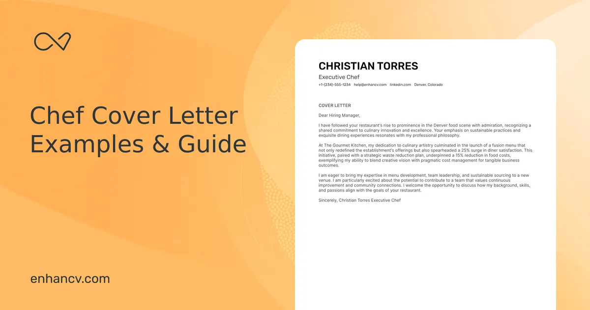 42624 chef cover letter format