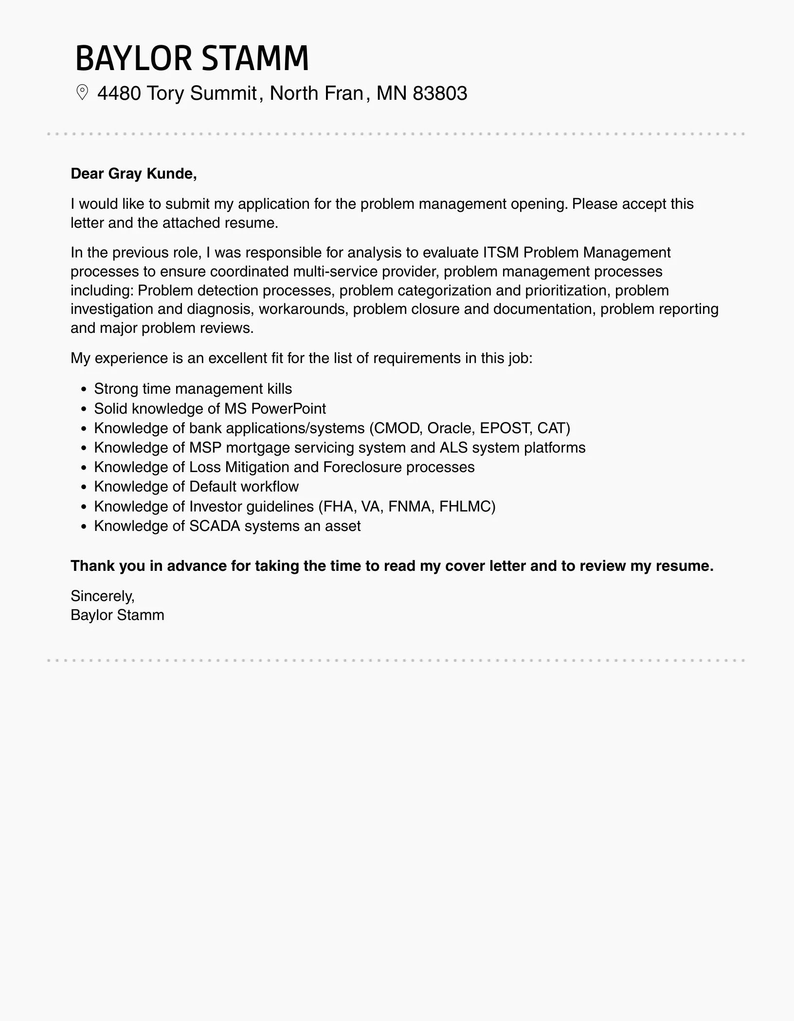 42627 cover letter formatting