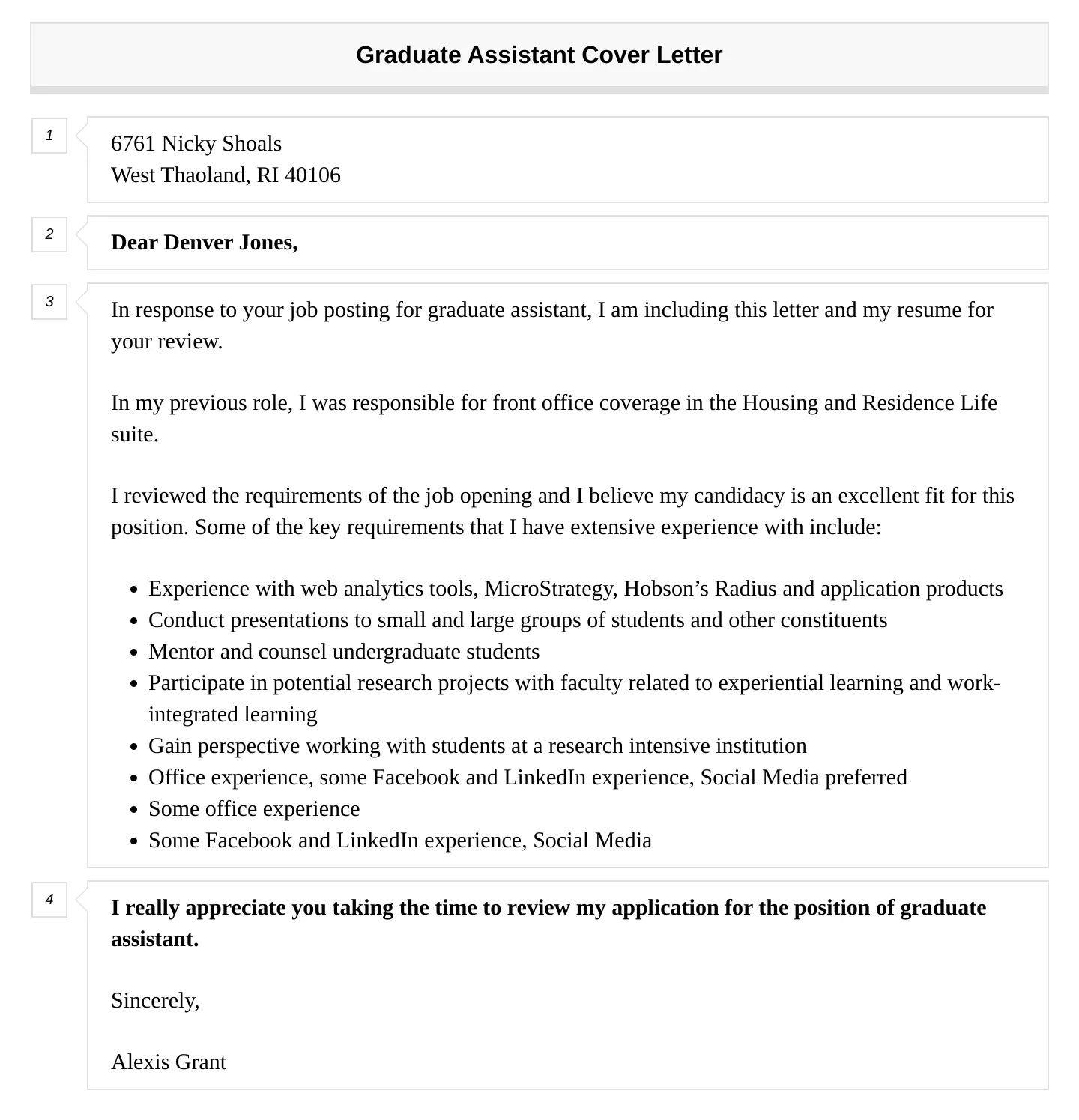 42629 graduate assistant mistakes
