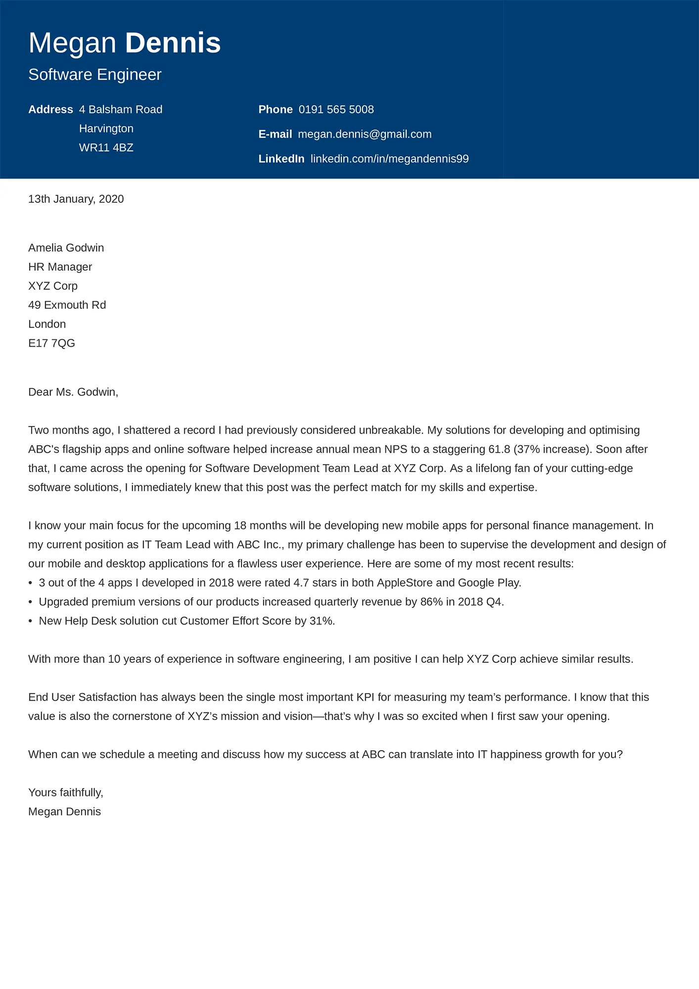 42634 tailoring cover letter