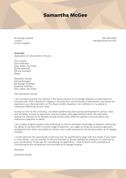 42635 nurse cover letter skills