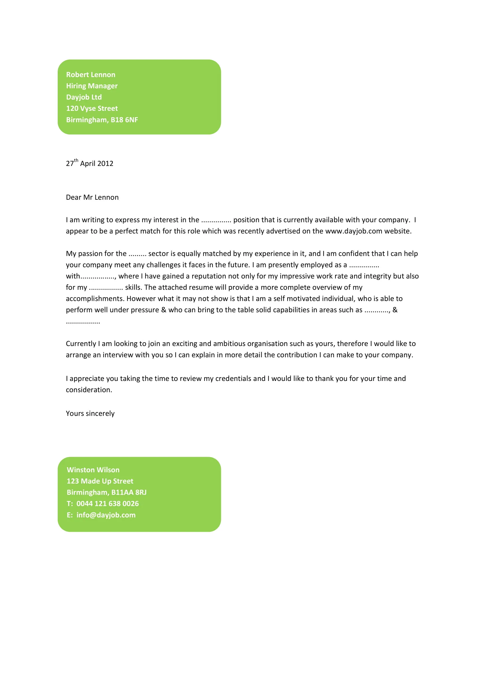 42647 cover letter formatting