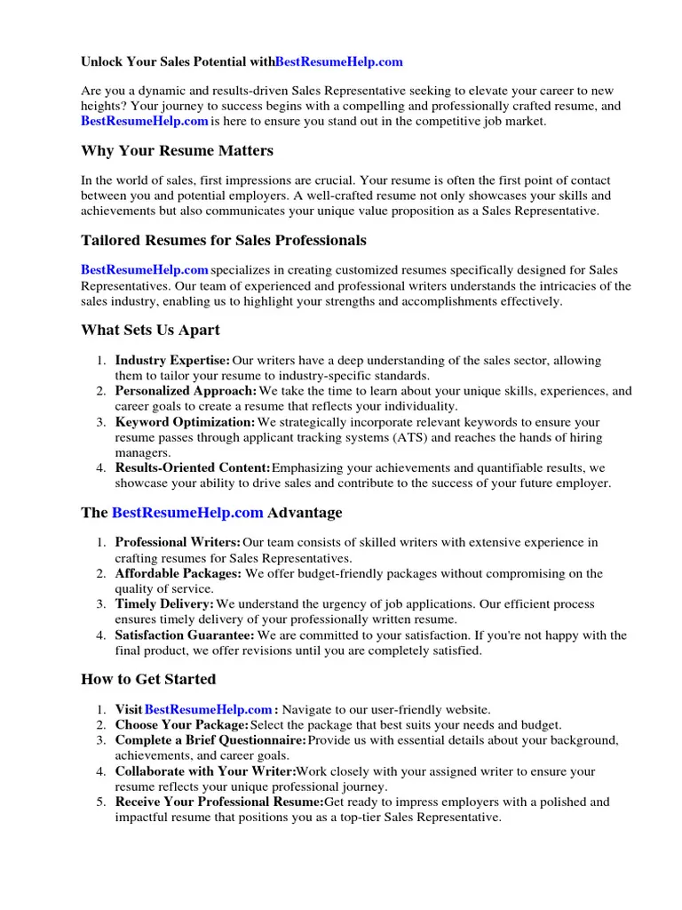 42649 sales cover letter writing