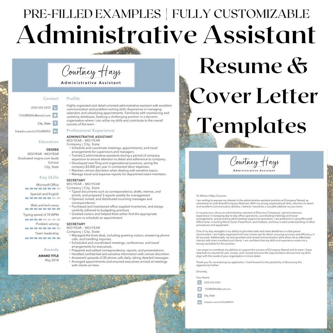 42653 admin cover letter example