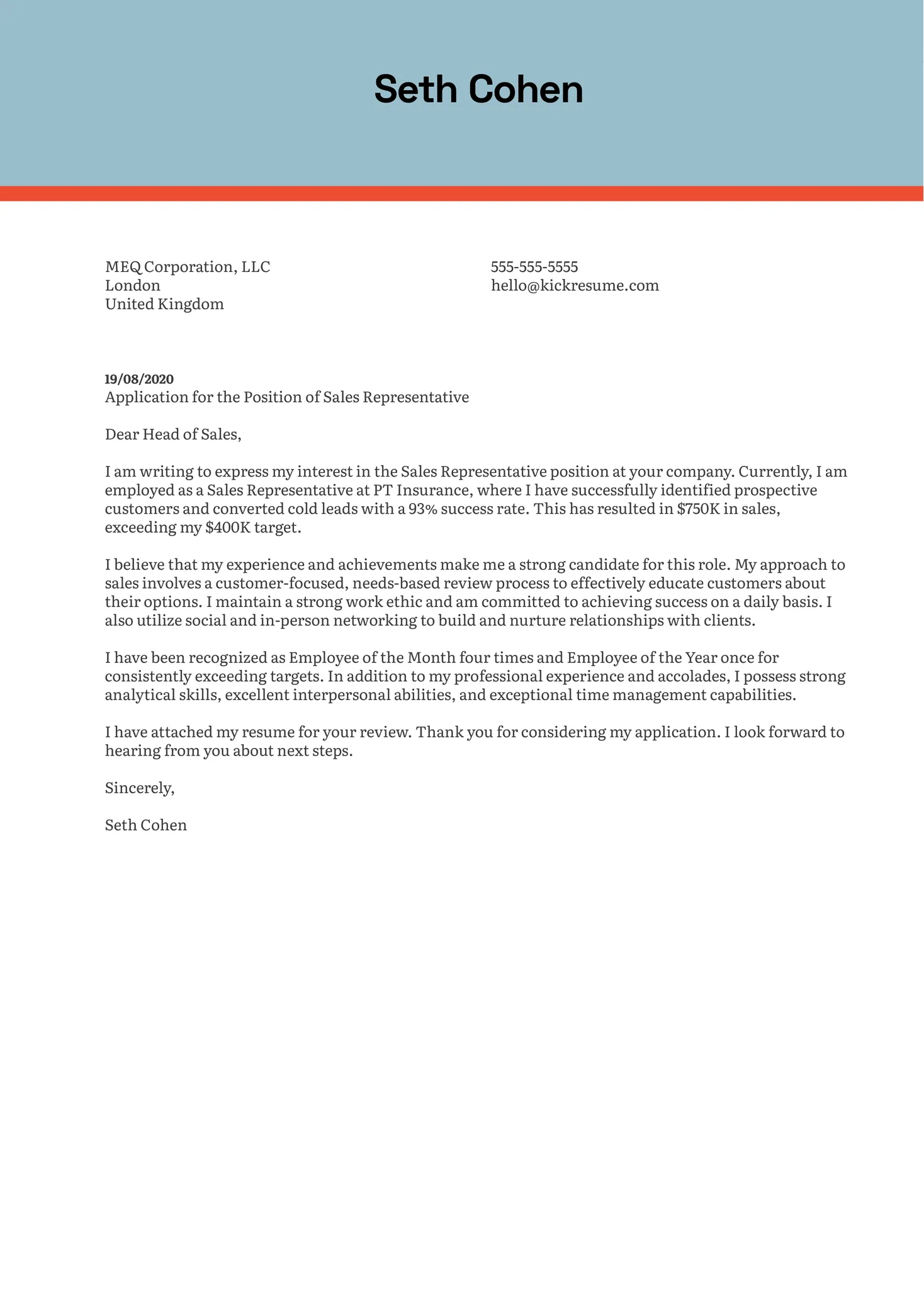 42654 tailoring cover letter