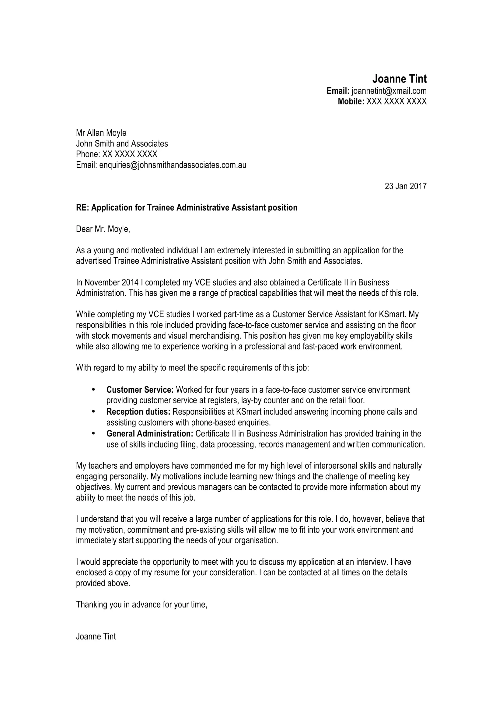 42655 cover letter writing tips