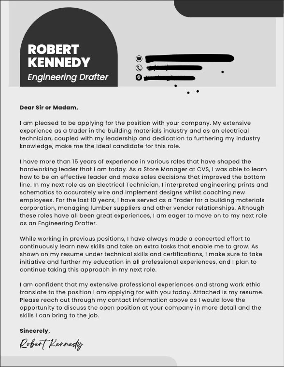 42659 cover letter customization