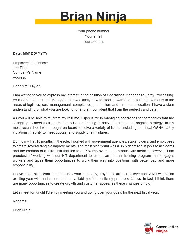 42665 cover letter tips