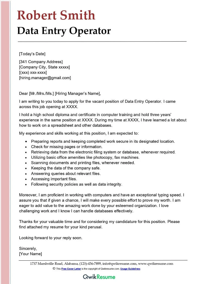 42666 cover letter examples