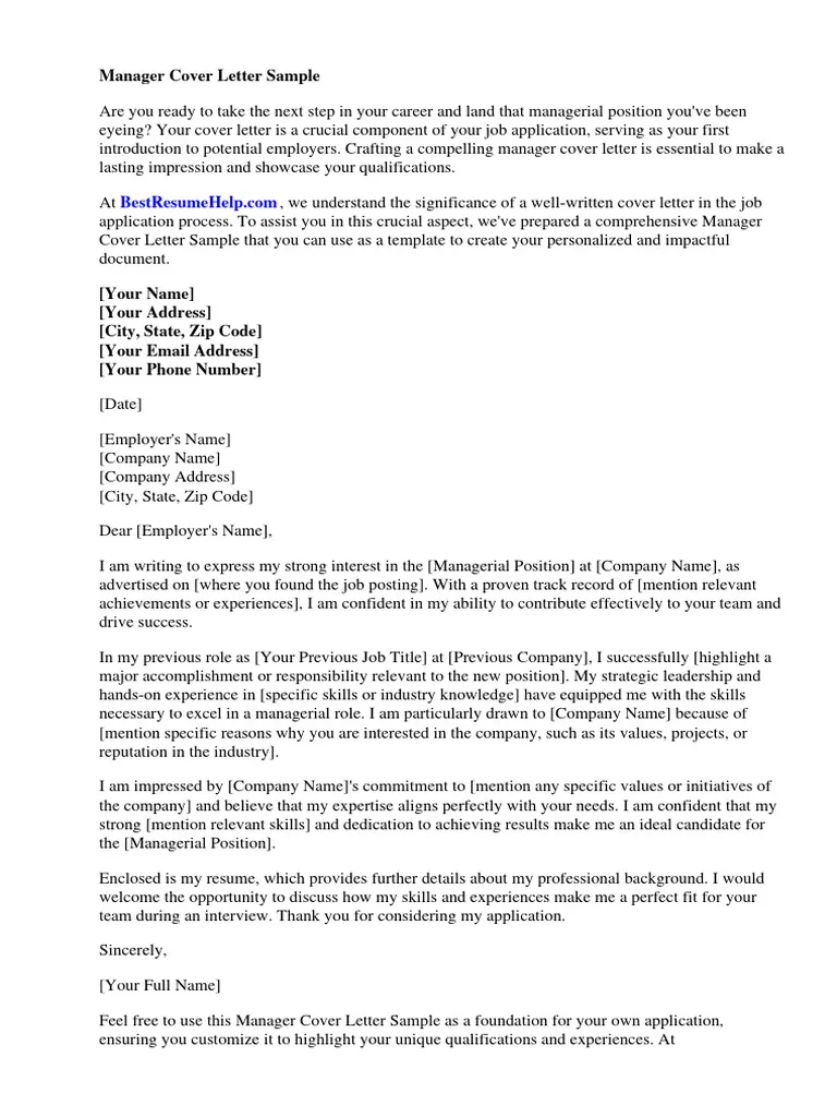 42670 cover letter manager mistakes