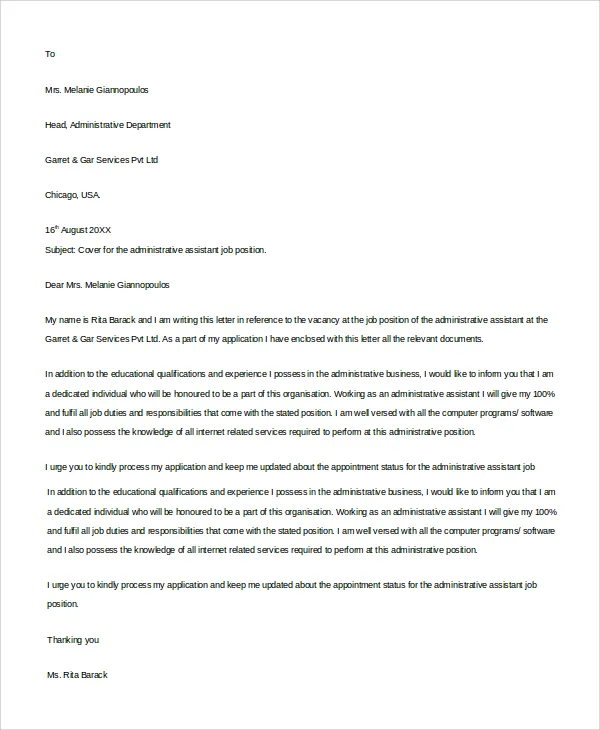 42671 cover letter skills