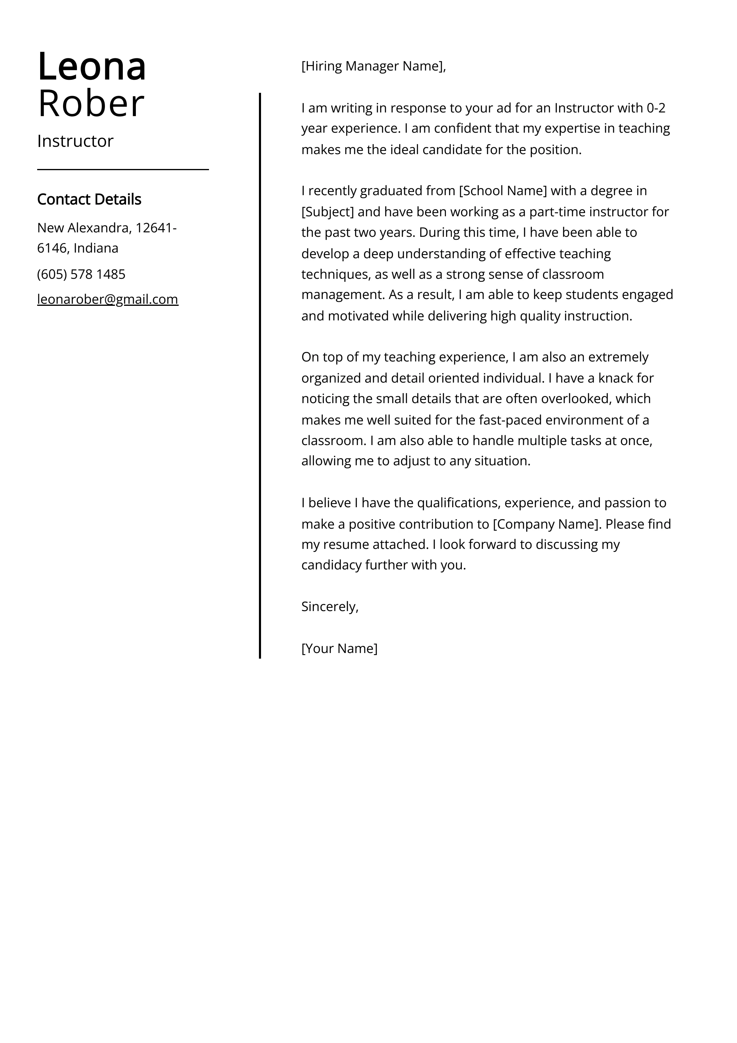 42672 cover letter high school student formatting