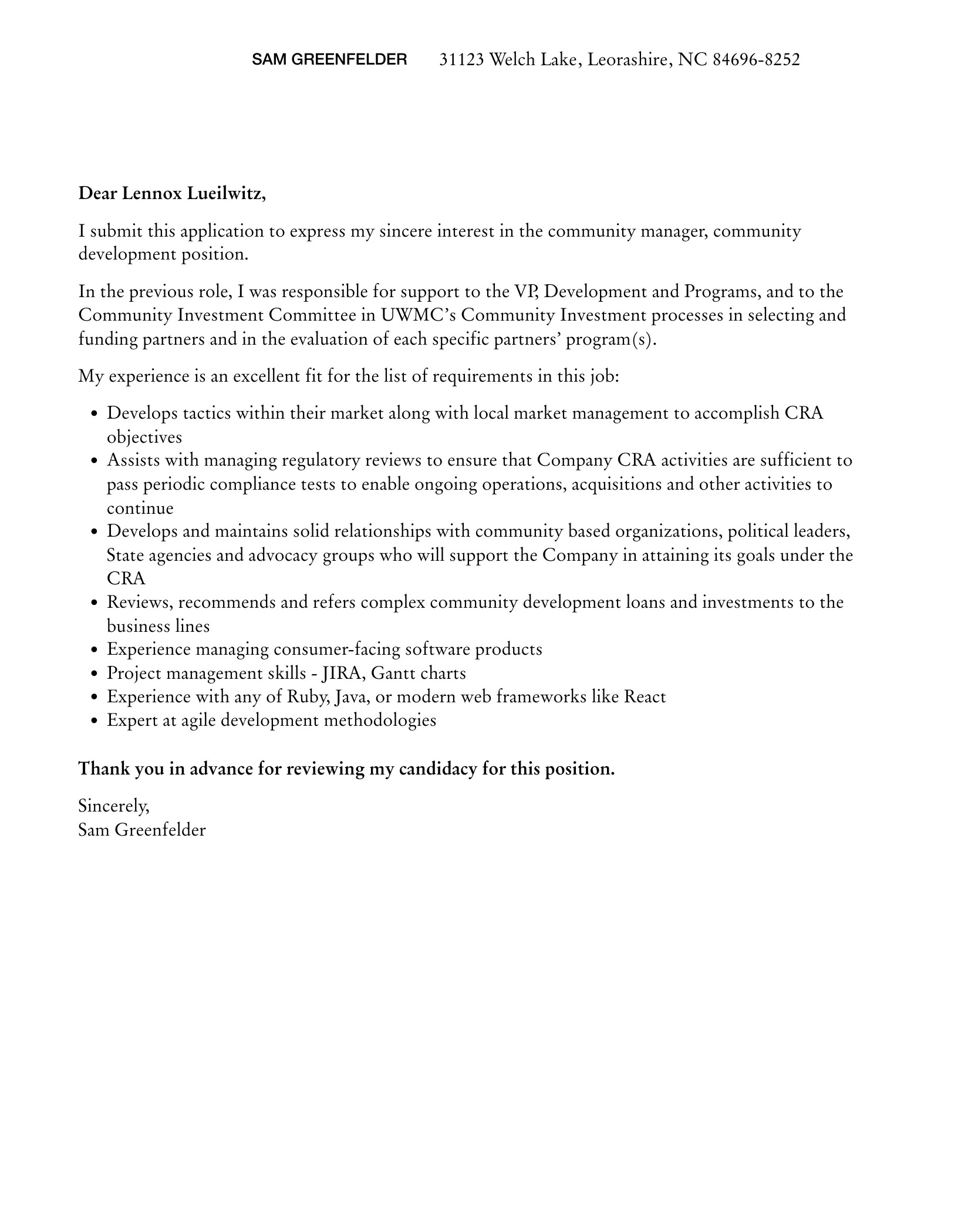 42673 passion for community