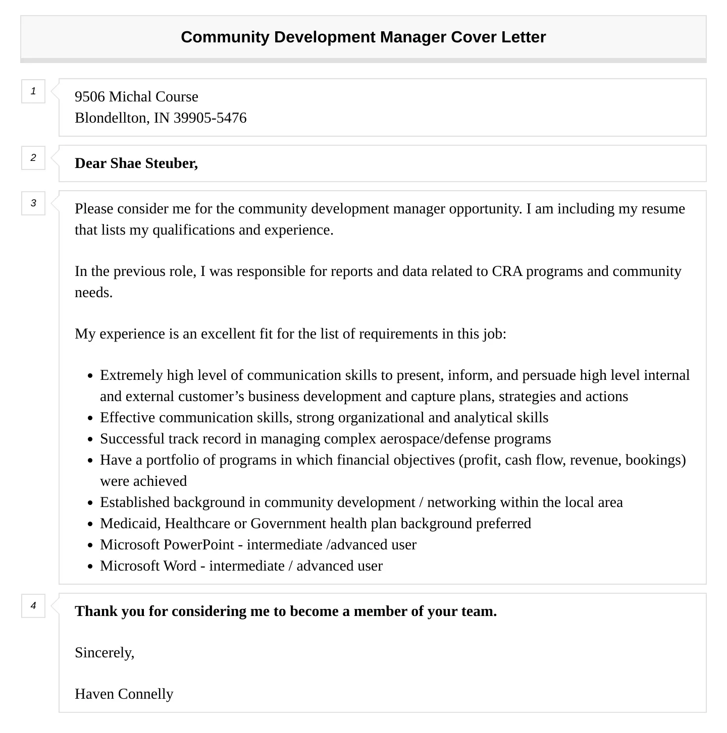 42673 skills and experience