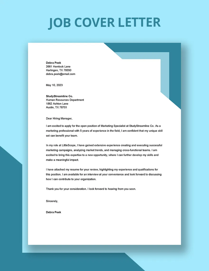 42689 cover letter writing