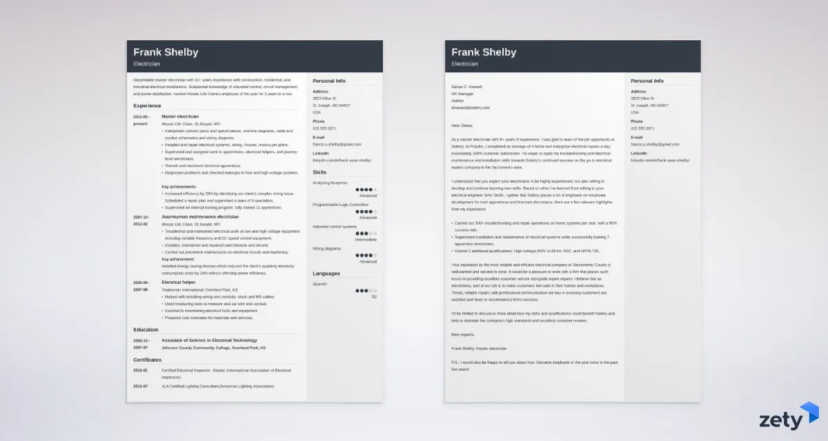 42690 electrician job description keywords