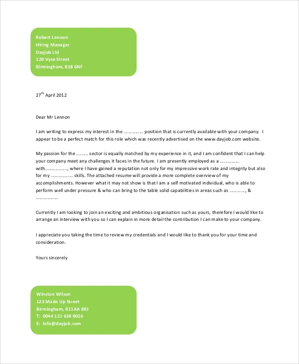 42692 proofreading cover letter