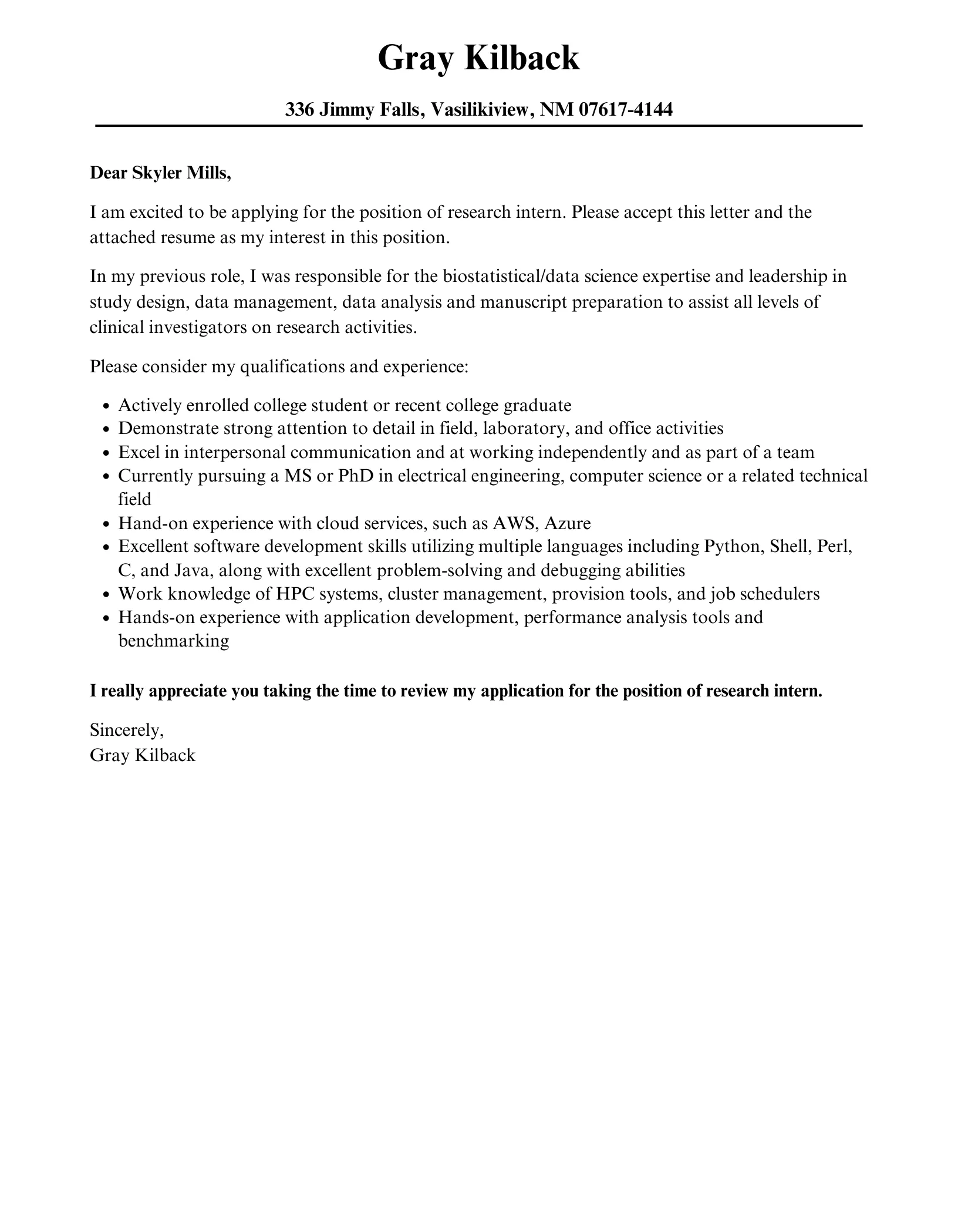 42694 science internship cover letter 5