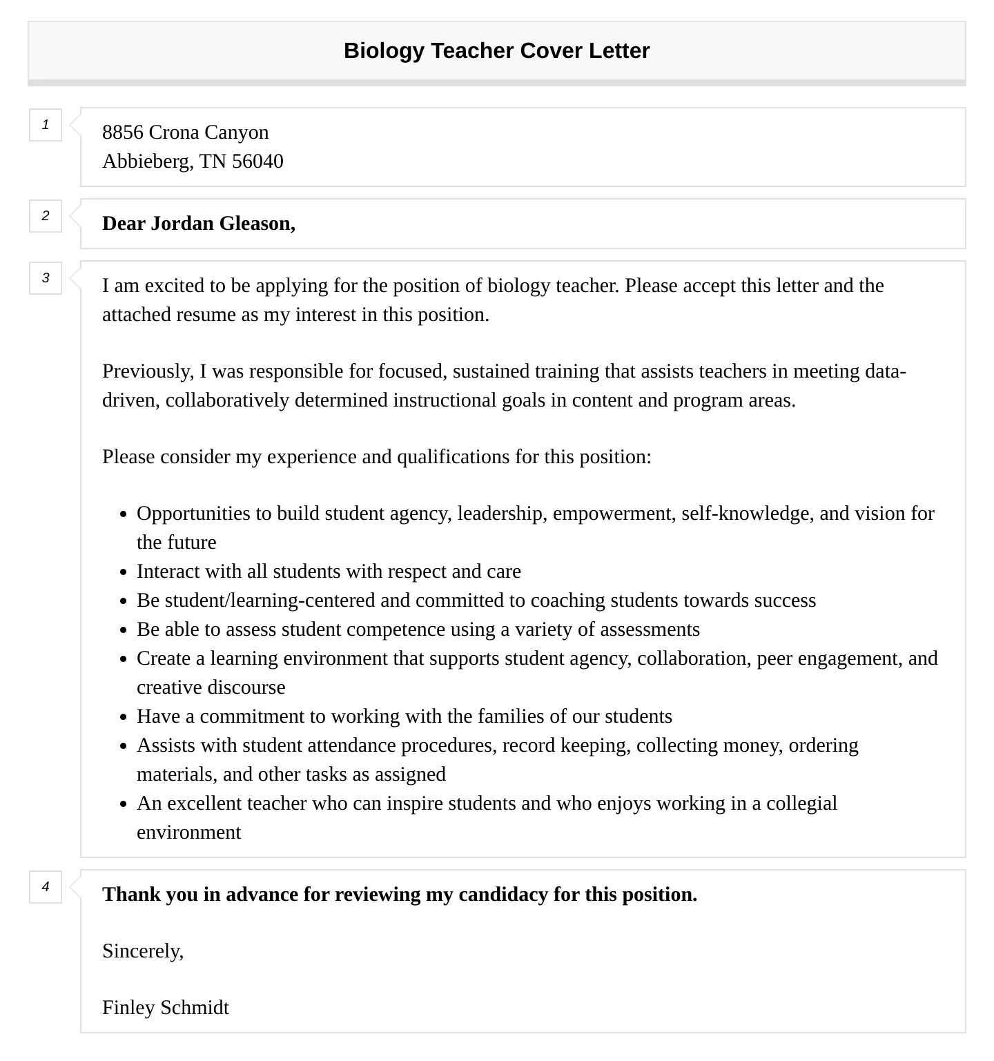 42695 teacher qualifications